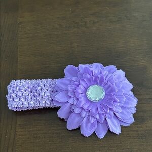 Purple Flower Headband for Kids